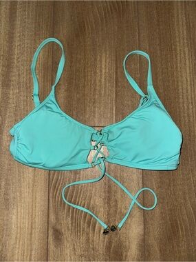 Cremieux Turquoise Bikini Top